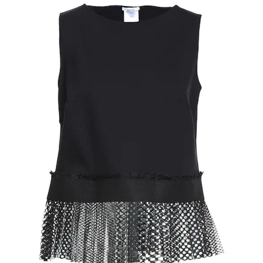 Wolford Black Top with Silver Accents